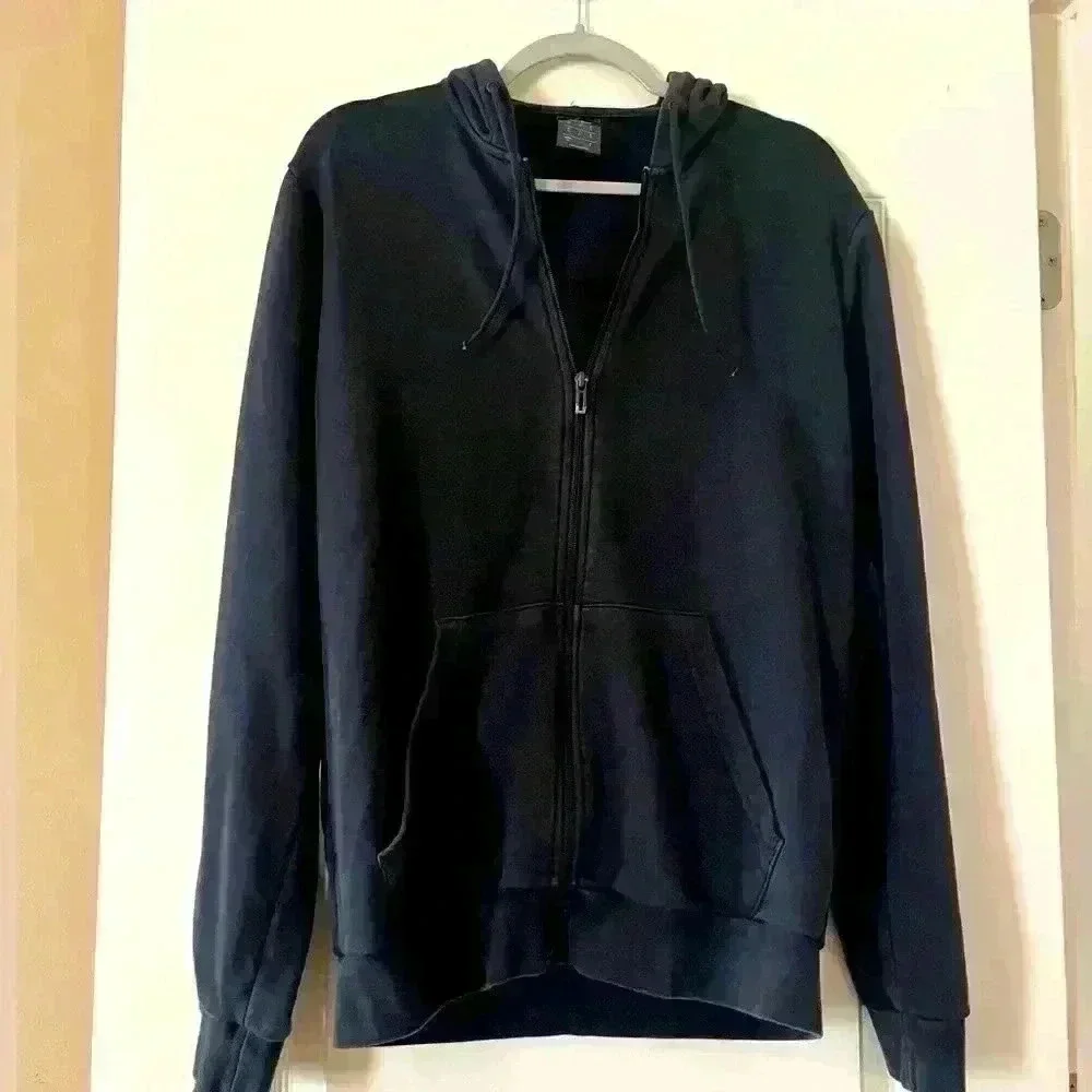 Men’s Adidas Hoodie Sweatshirt with Logo on Sleeves Men Size Medium